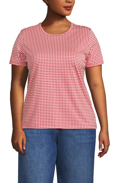 Lands' End Relaxed Supima Cotton Crew Neck T-shirt In Multi