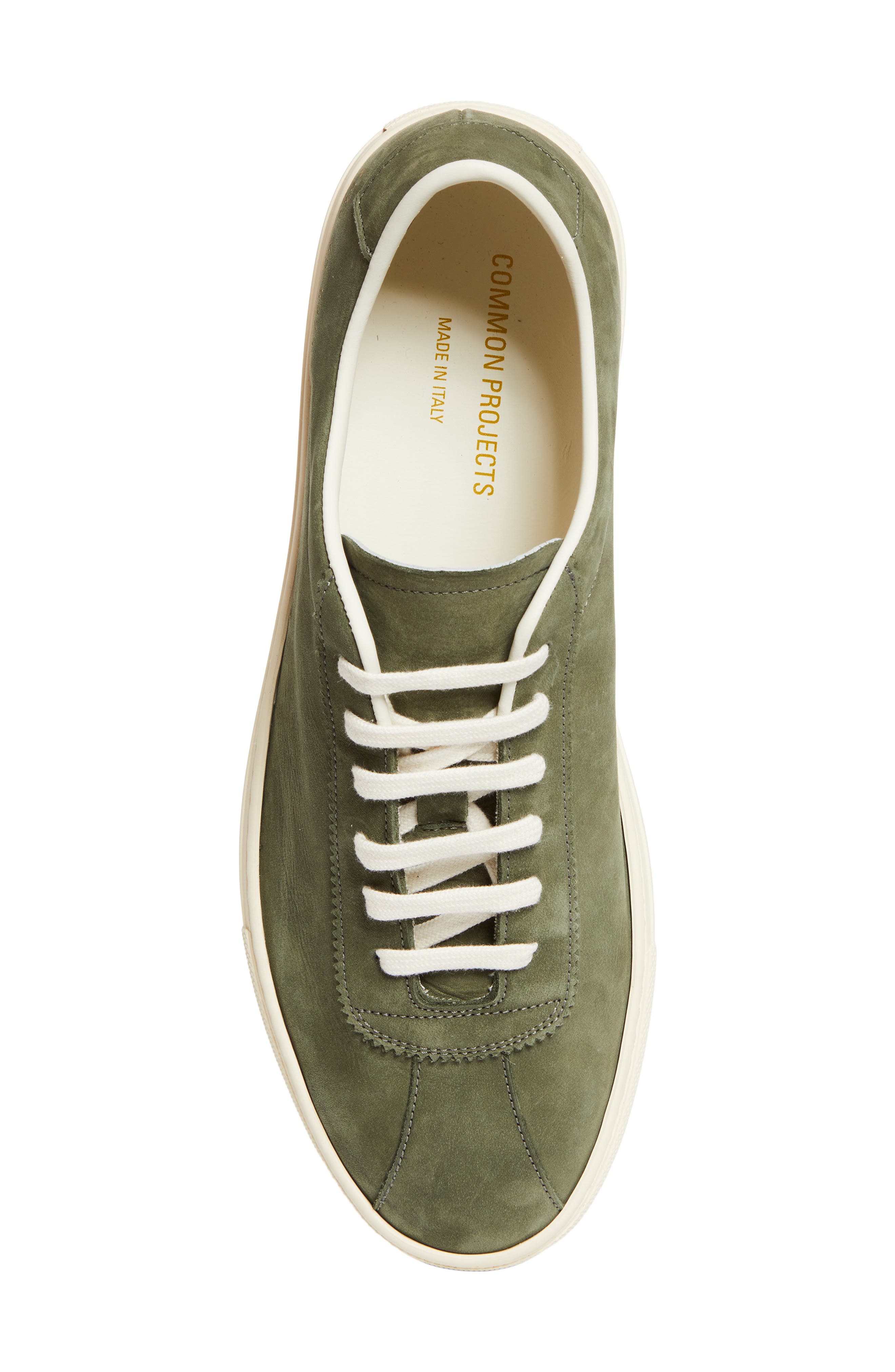 Common Projects Tennis Low Top Sneaker, Alternate, color, Army Green