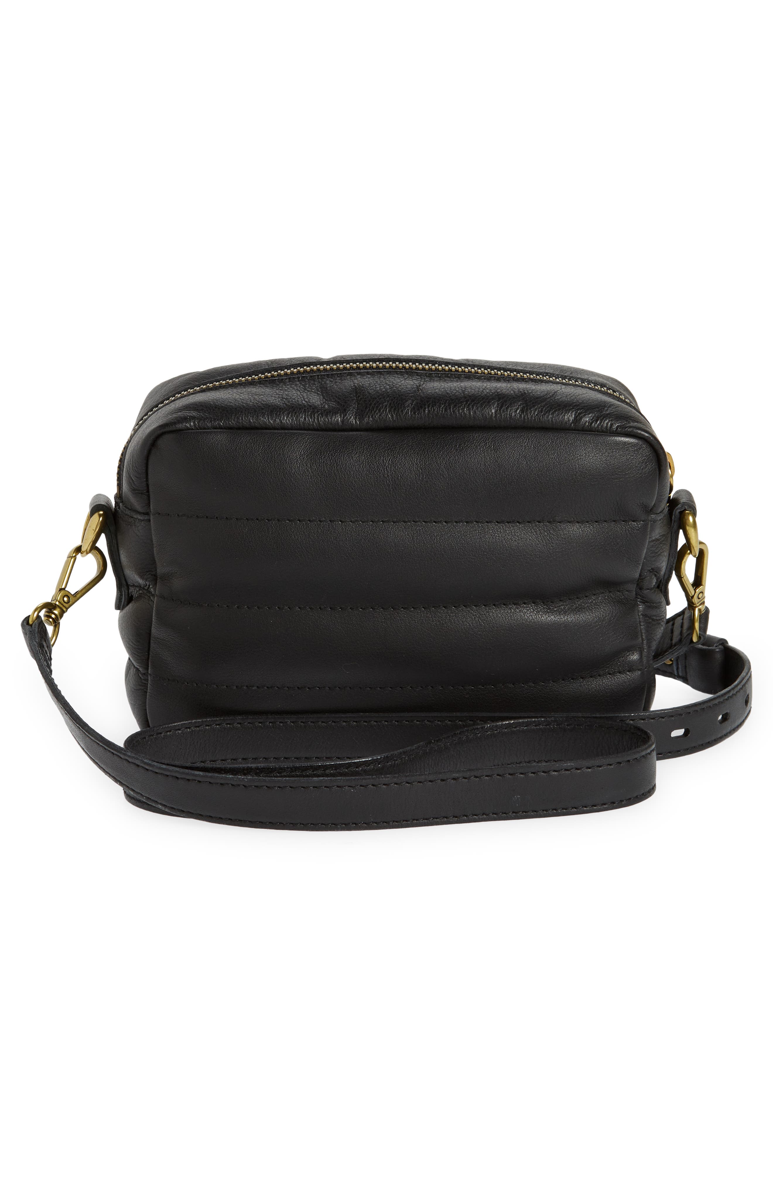 Madewell The Transport Leather Camera Bag: Puff Edition, Alternate, color, 