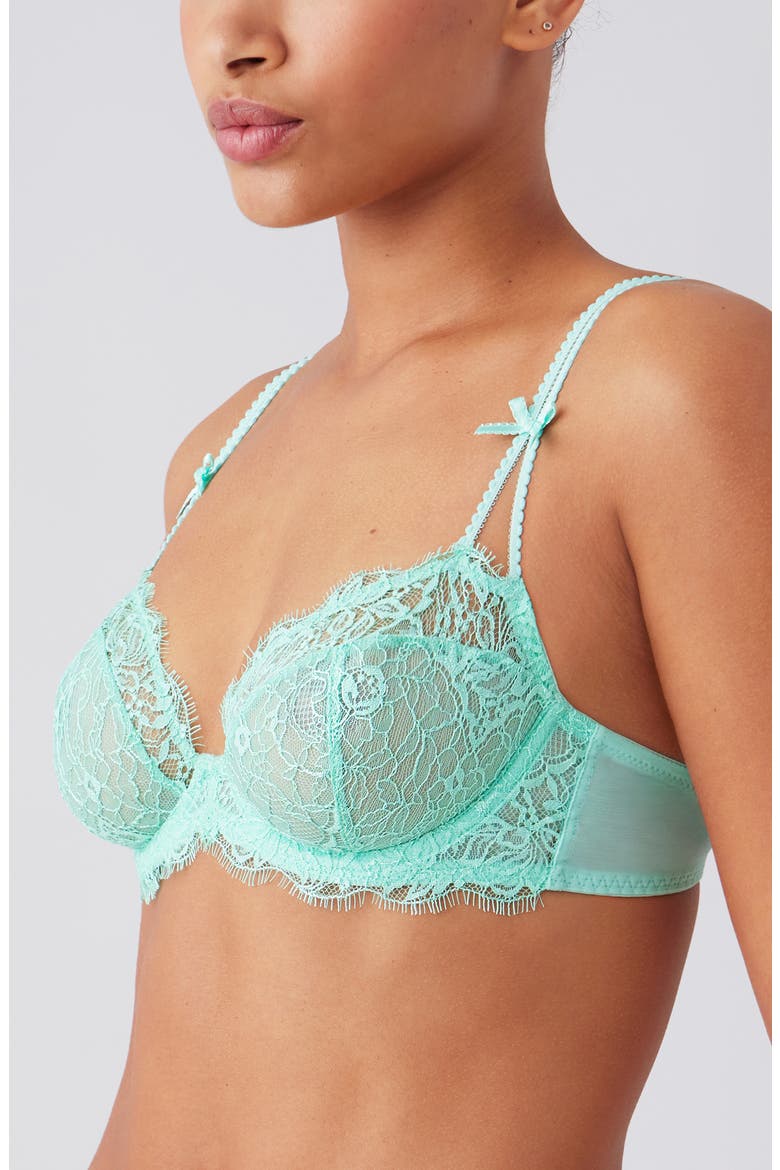 It's On Underwire Bra, Alternate, color, CABBAGE