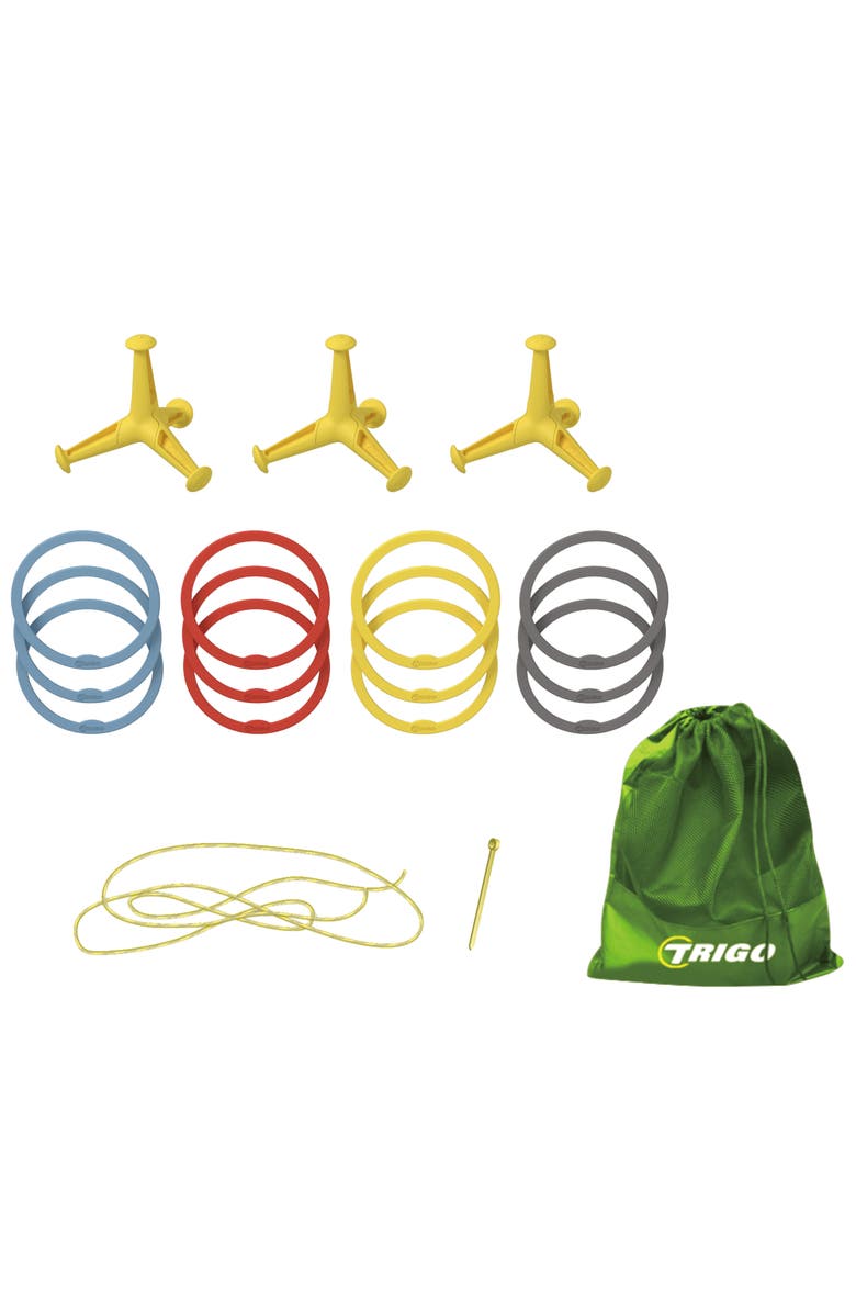 Do-U-Play Trigo Ring Toss Colorful Throwing & Hooking Game, Alternate, color, Multicolored