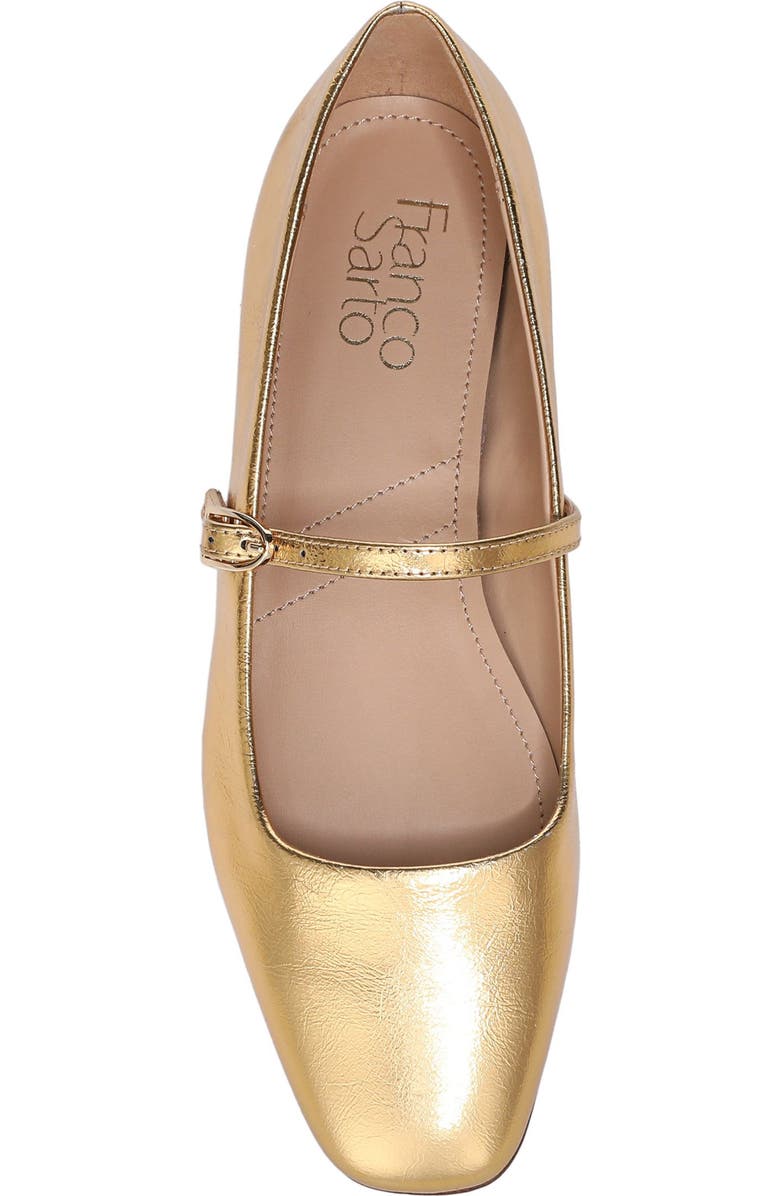 Franco Sarto Valie Mary Jane Flat, Alternate, color, Gold