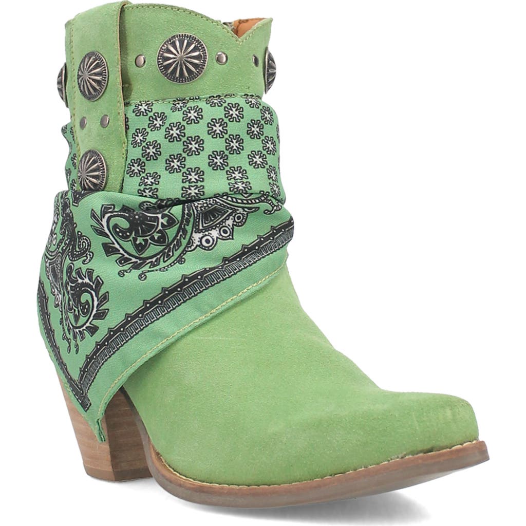 Dingo Bandida Side Zip Western Boot in Lime  product