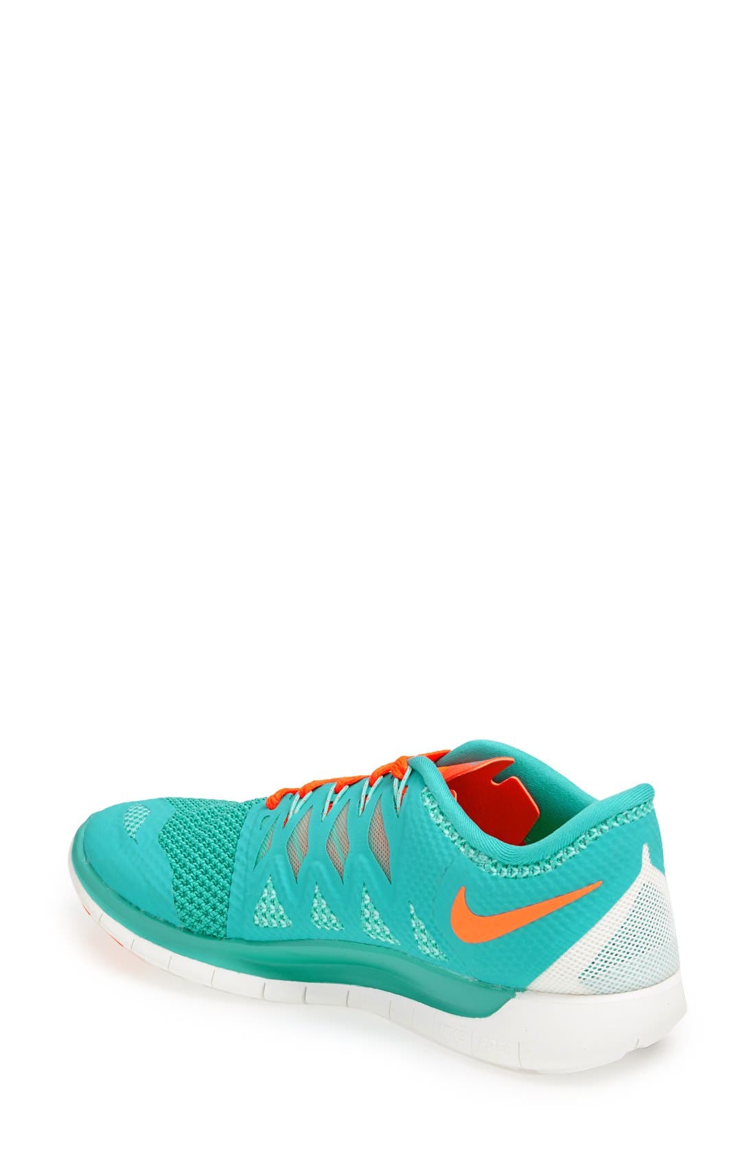 'Free 5.0 14' Running Shoe, Alternate, color, BLUE JADE/ PUNCH