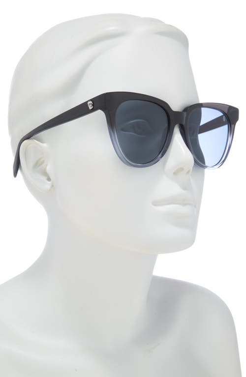 Alexander Mcqueen Mcqueen 53mm Cat Eye Sunglasses In Grey Grey Blue