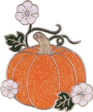 Hallmark Glitter Enamel Pumpkin Pin