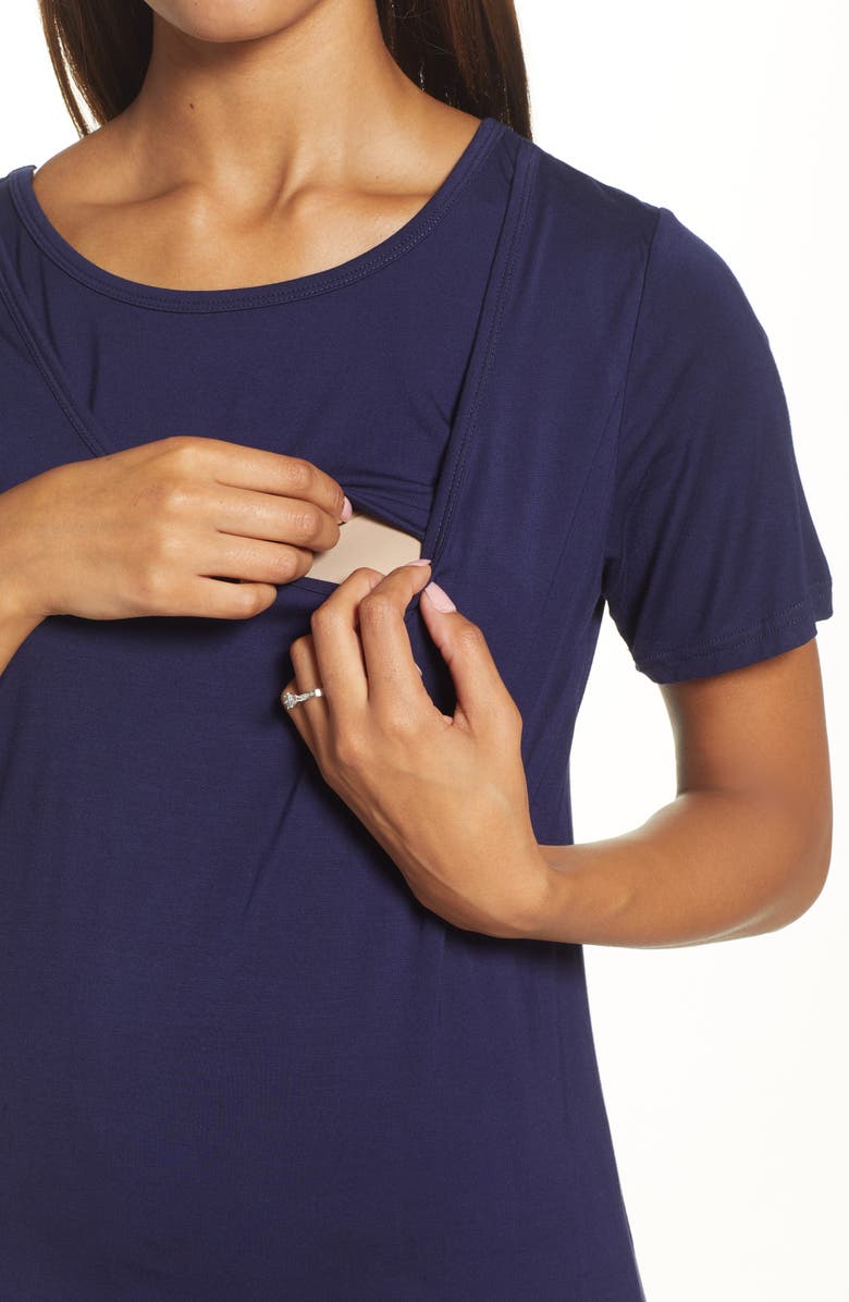 Savi Mom Lima Maternity/Nursing Pajamas, Alternate, color, 