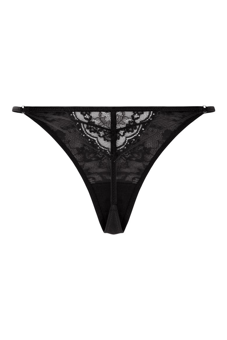 Sabrina G-String, Alternate, color, CAVIAR