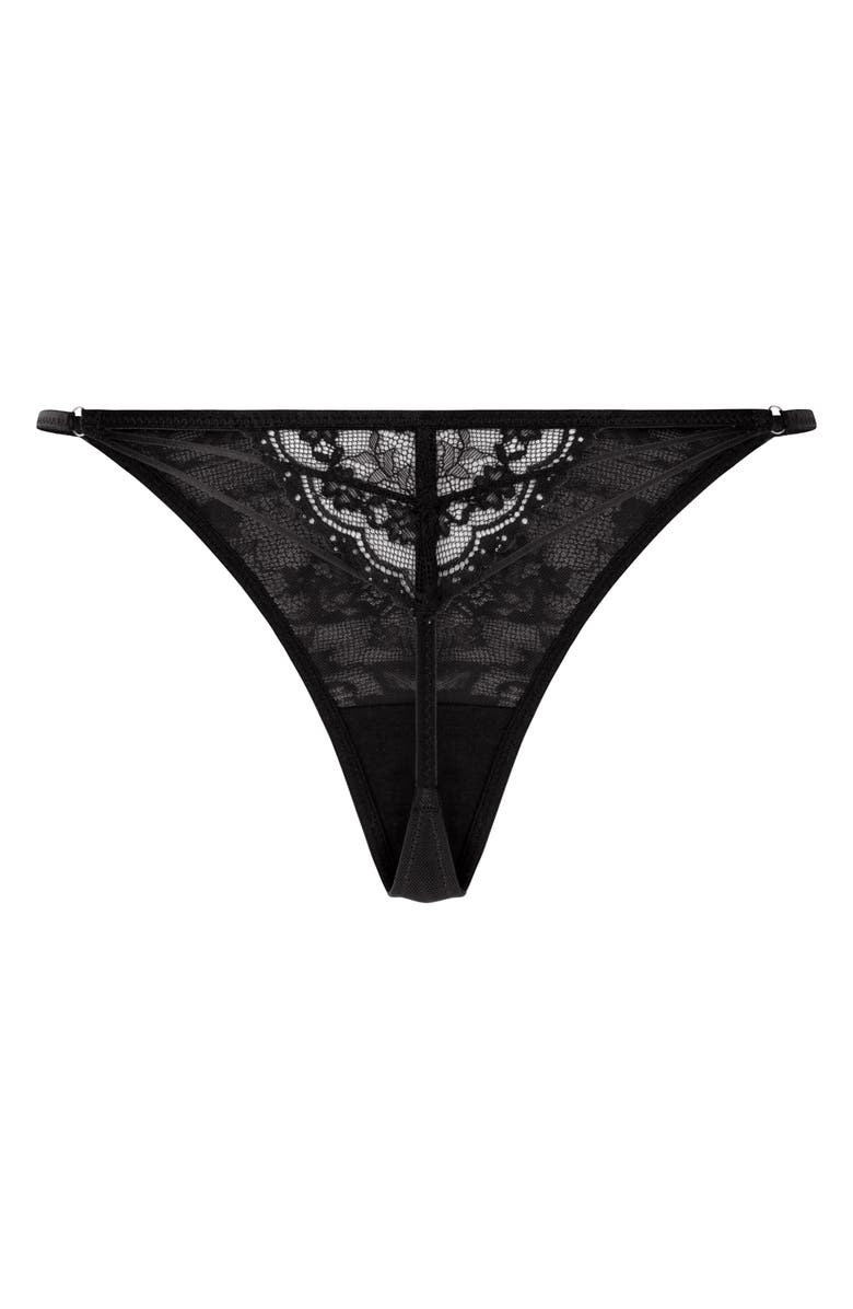 Hunkemöller Sabrina G-String, Alternate, color, Caviar