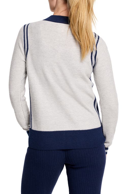 Nz Active By Nic+zoe Stripe Cardigan In Multi
