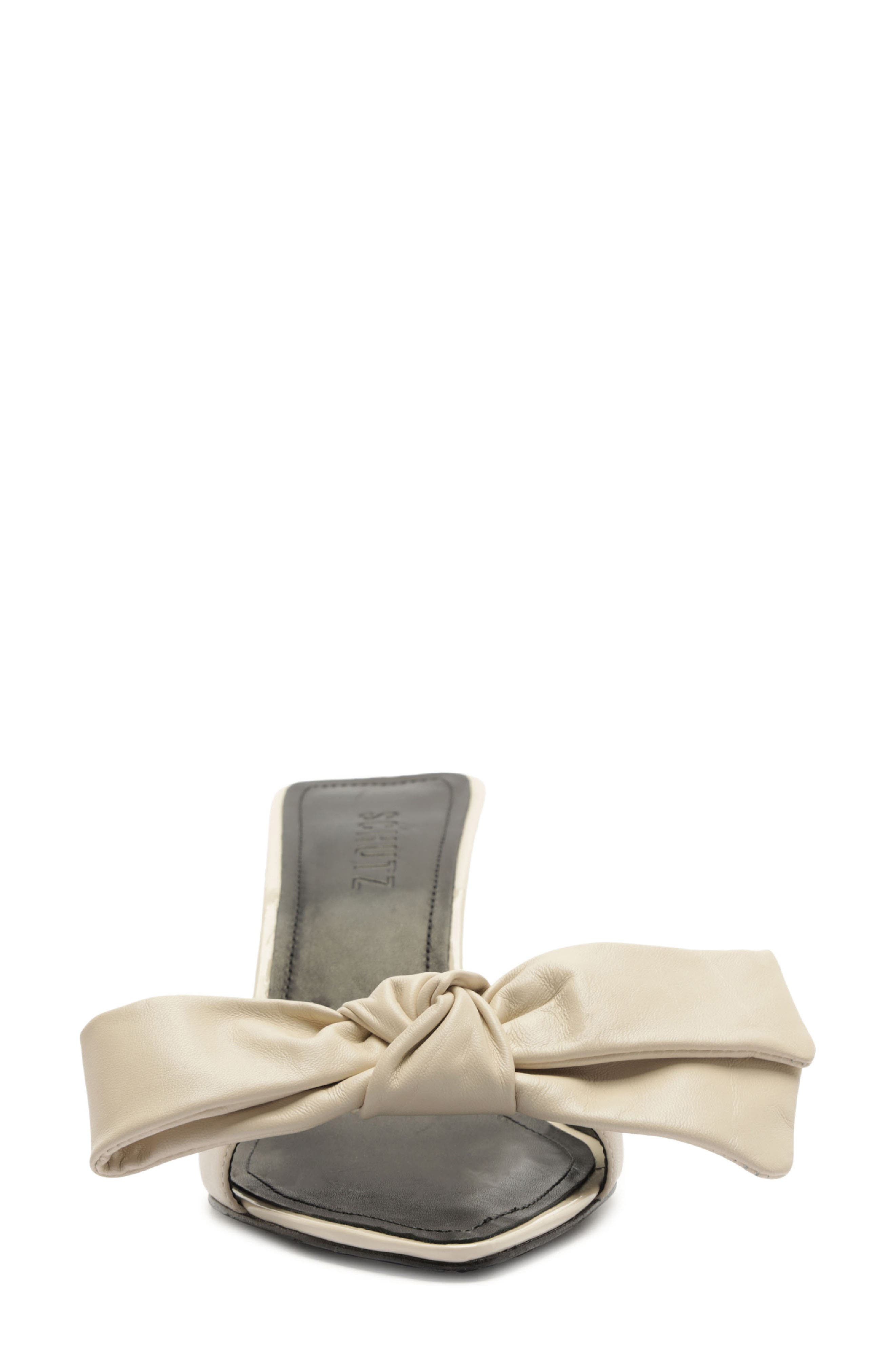Elodie Bow Sandal, Alternate, color, SUGAR WHITE