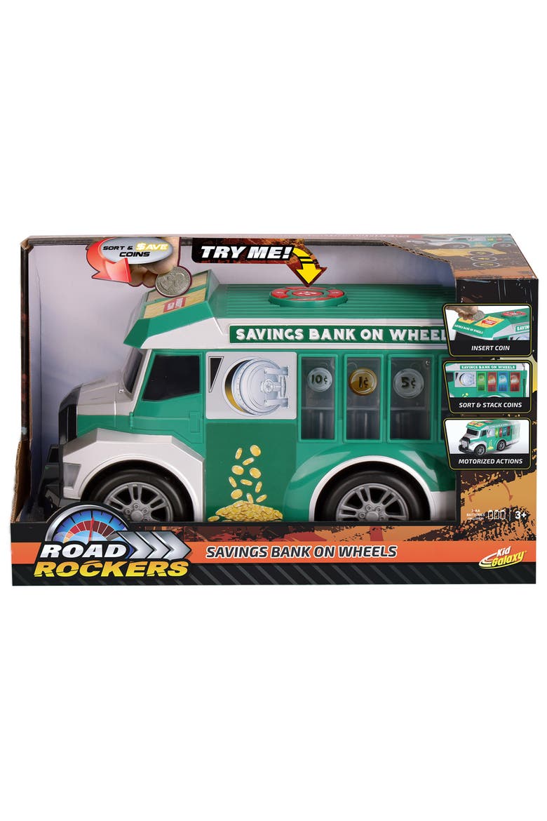 10 Inch Road Rocker Sort N Save Bank Truck, Alternate, color, Multicolored