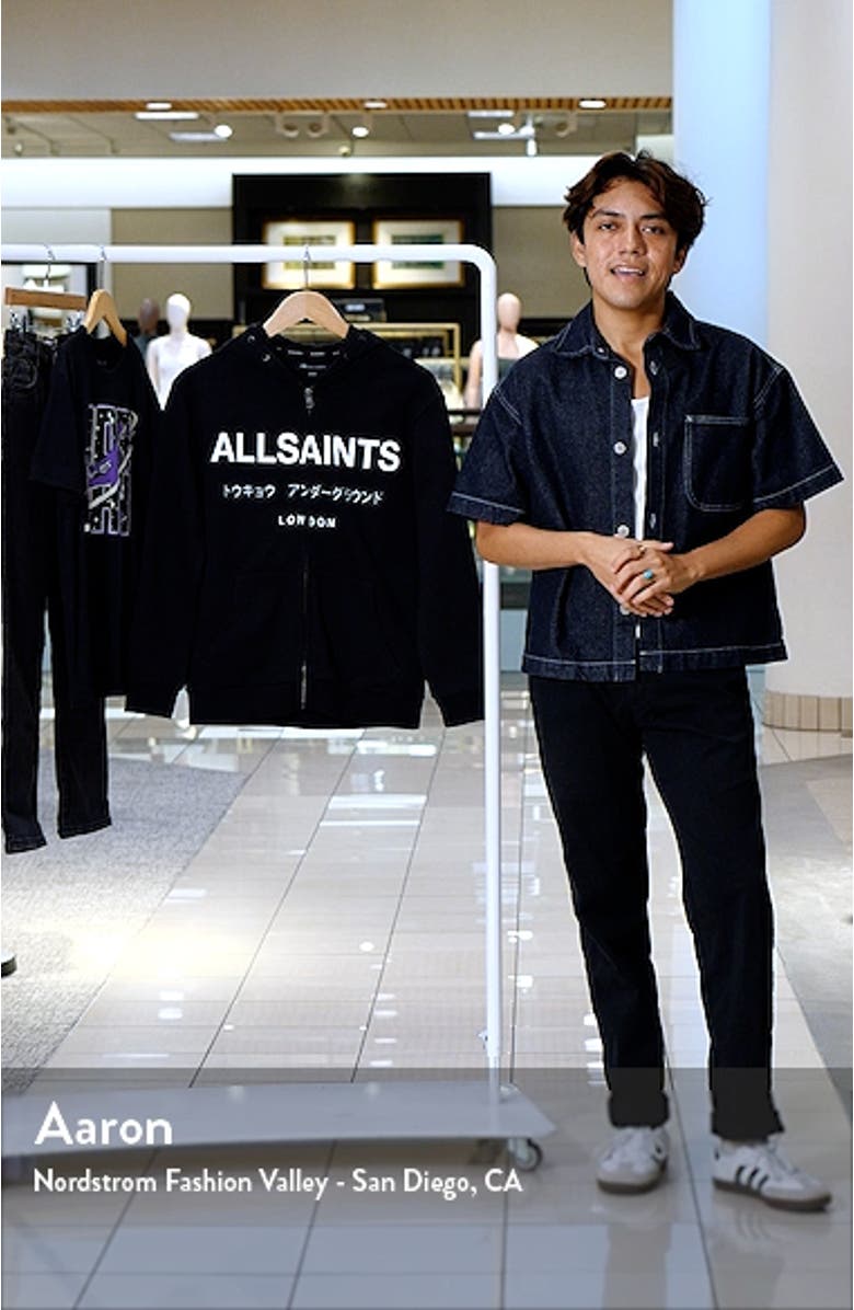 Kids' Underground Oversize Logo Zip Hoodie, sales video thumbnail