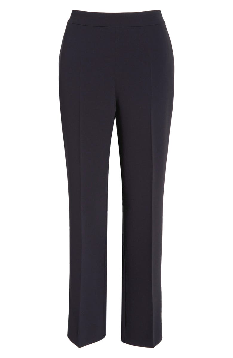 Max Mara Studio Haven Slim Fit Cady Trousers, Alternate, color, Black