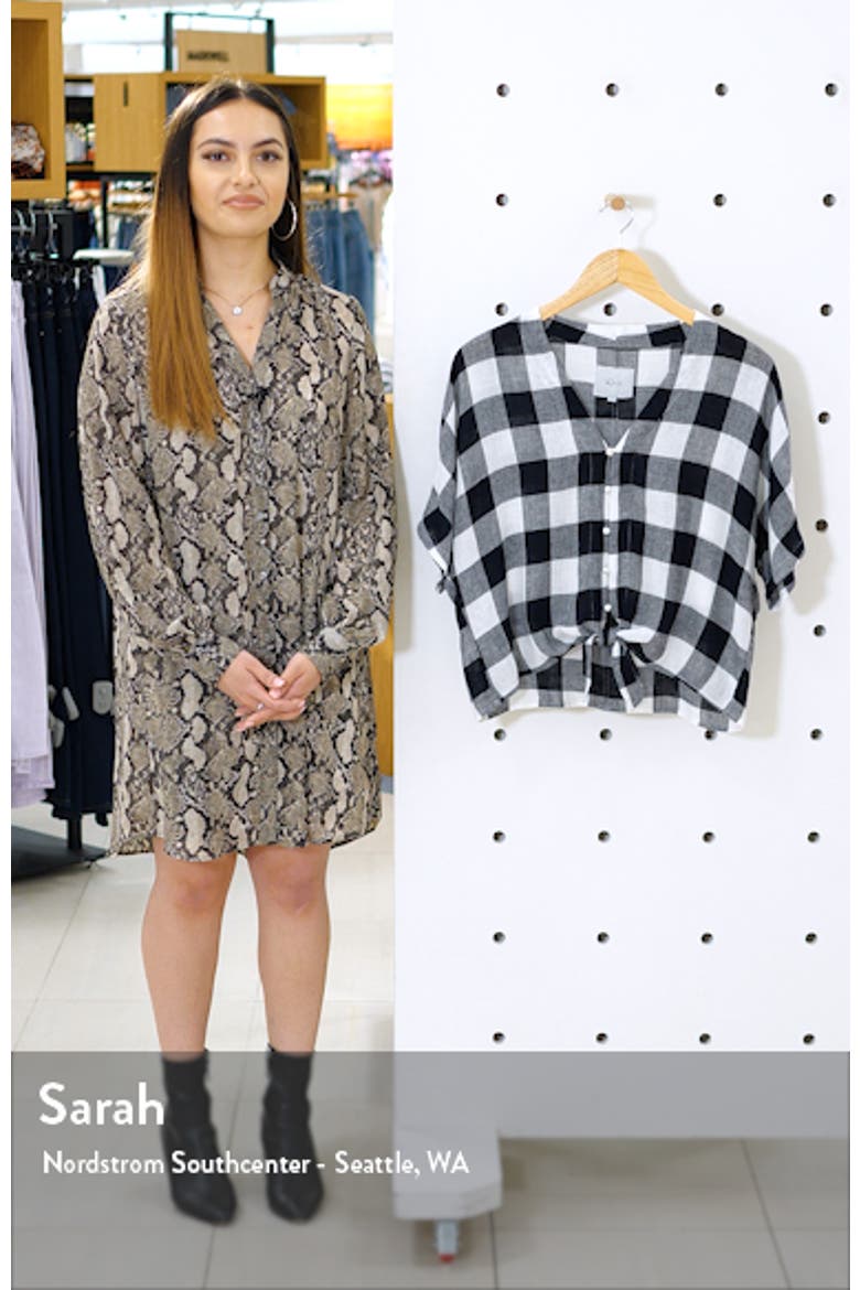 Thea Tie Waist Blouse video
