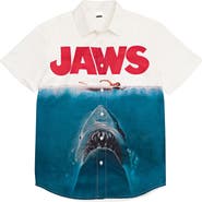 Jaws Short Sleeve Button Down Shirt