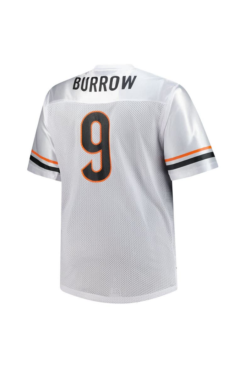 Men's Fanatics Joe Burrow White Cincinnati Bengals Big & Tall V-Neck Fashion Jersey, Alternate, color, White