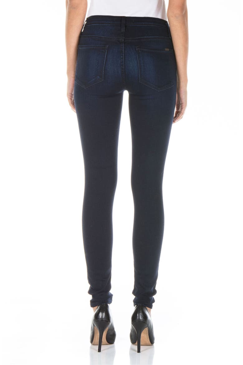 Gwen High Rise Jeans, Alternate, color, FALCON BLUE