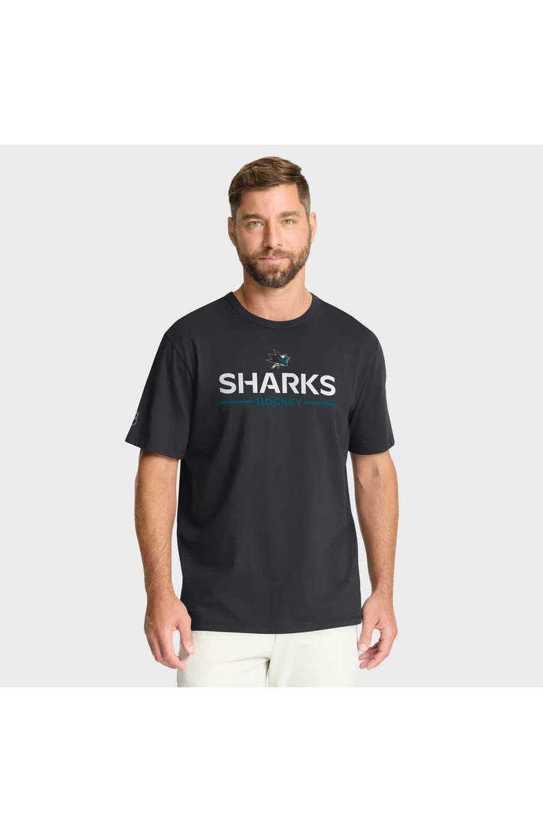 FANATICS Men
s Fanatics Black San Jose Sharks Authentic Pro Primary T-Shirt, Main, color, Black