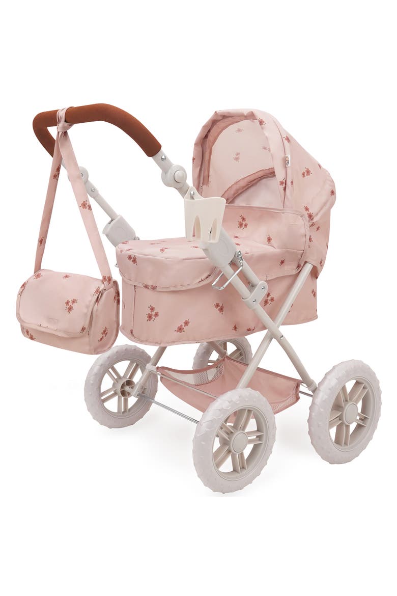 Ballet Flora Deluxe Amanda Doll Pram Stroller, Main, color, Multicolored