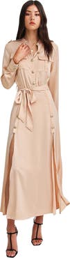 Belle & Bloom Lover To Lover Maxi Shirt Dress