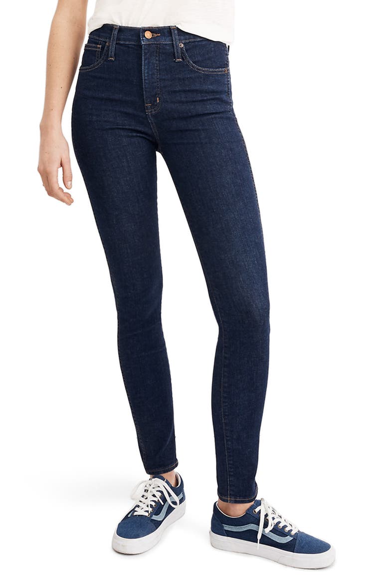 10-Inch High Waist Skinny Jeans, Main, color, LUCILLE