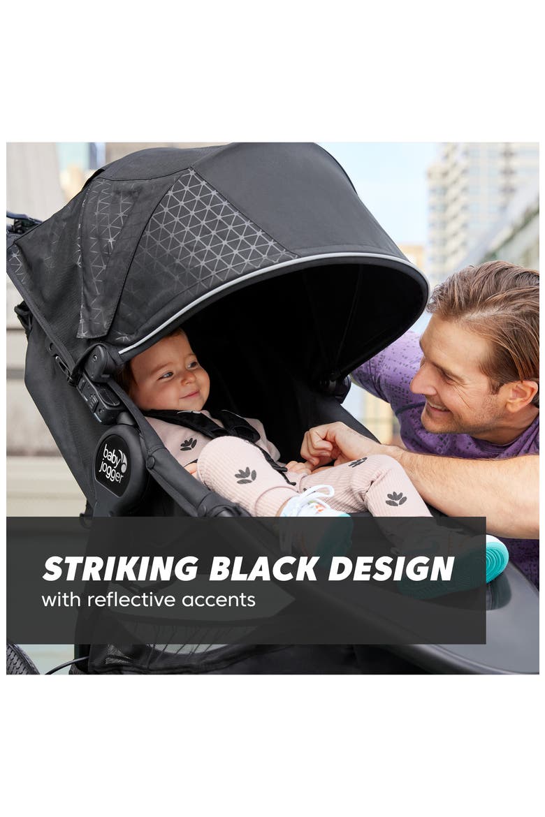 Summit™ X3 Single Jogging Stroller, Alternate, color, MIDNIGHT BLACK