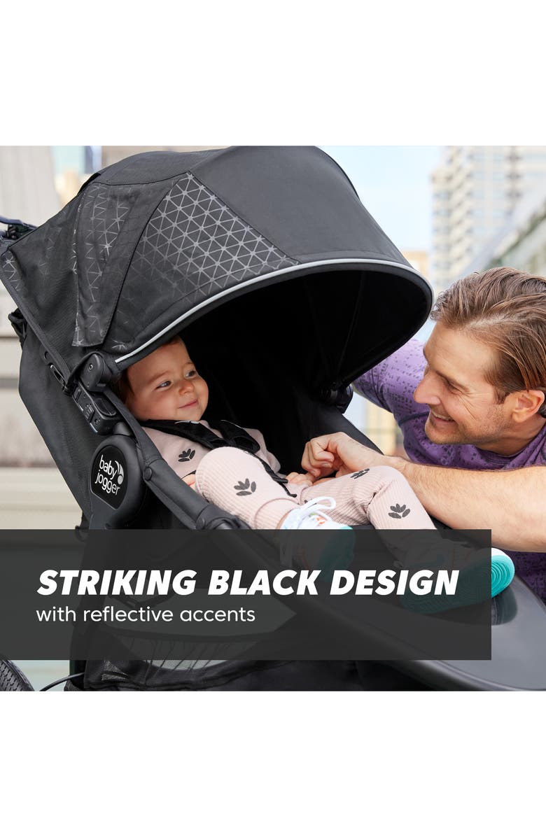 Baby Jogger Summit<sup>™</sup> X3 Single Jogging Stroller, Alternate, color, Midnight Black