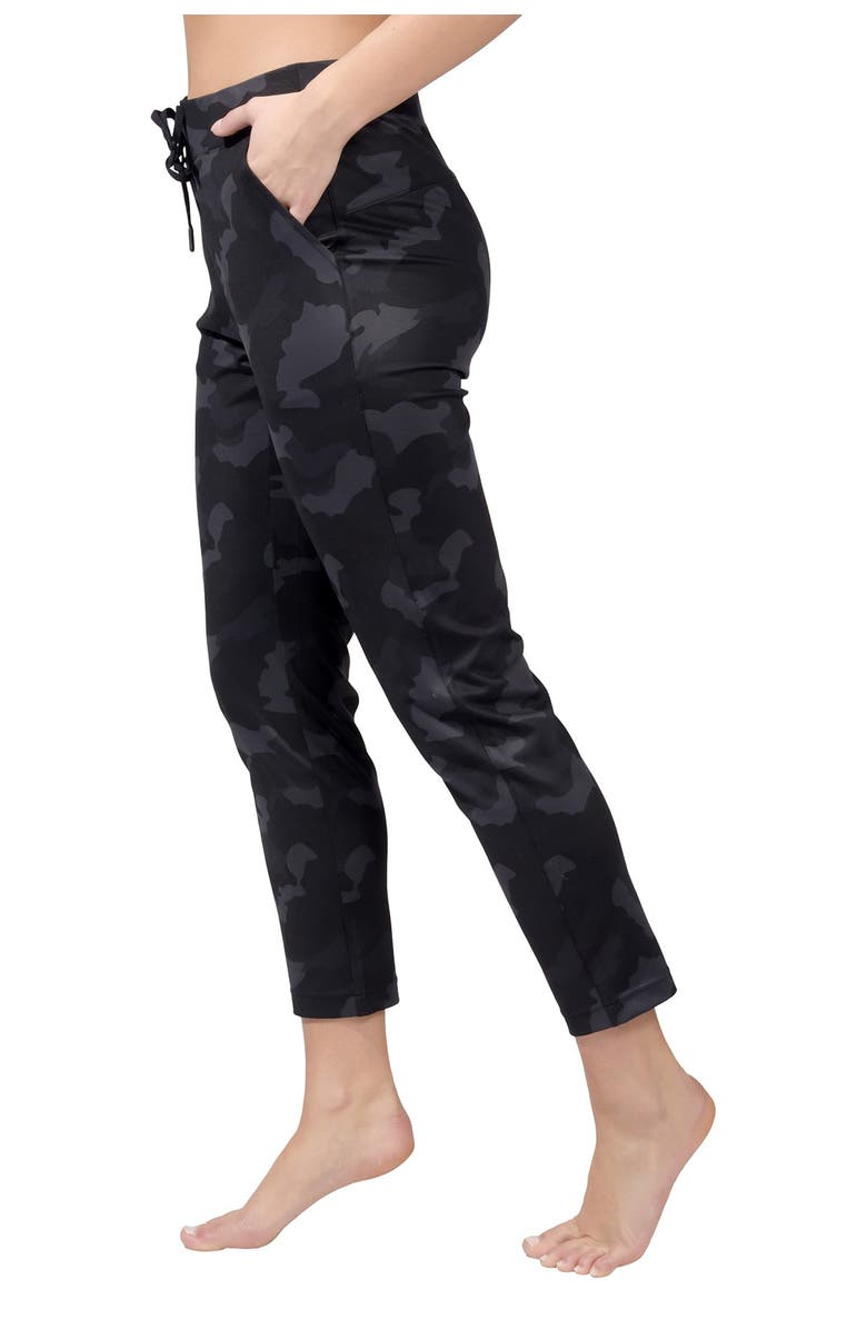 90 DEGREE BY REFLEX Lux Camo Side Pocket Jogger With Drawstring, Alternate, color, 