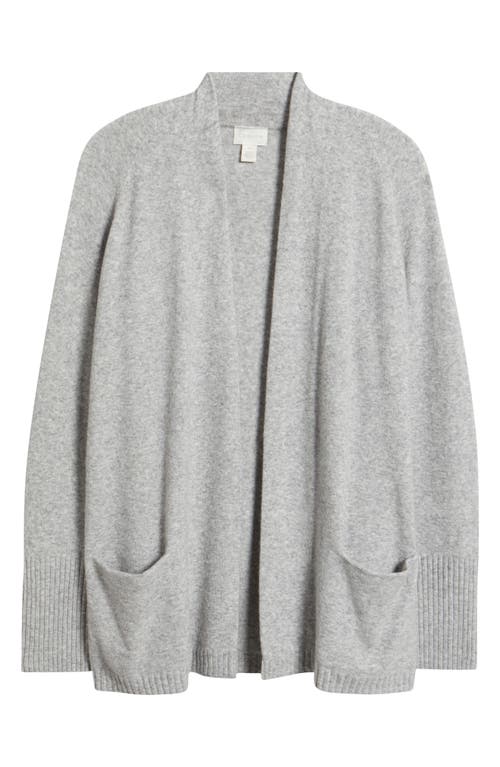 Caslonr Caslon(r) Open Front Cardigan In Gray