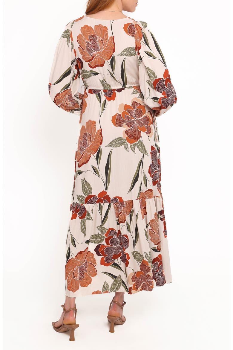 Cerwin Floral Print Long Sleeve Maxi Dress, Alternate, color, FALL FLORAL