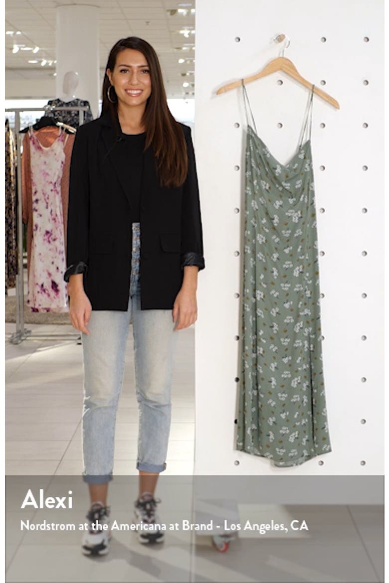High Slit Sleeveless Midi Dress video