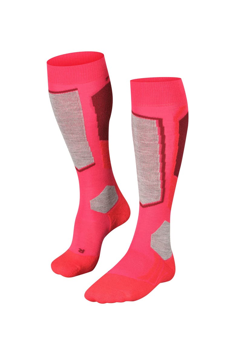 SK2 Intermediate Ski Socks, Main, color, Rose