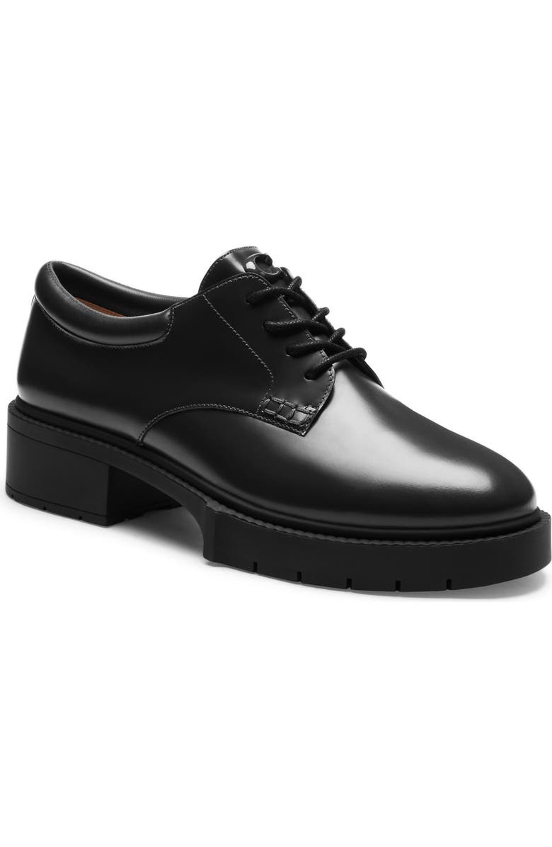 COACH Lyla Lug Sole Derby, Main, color,