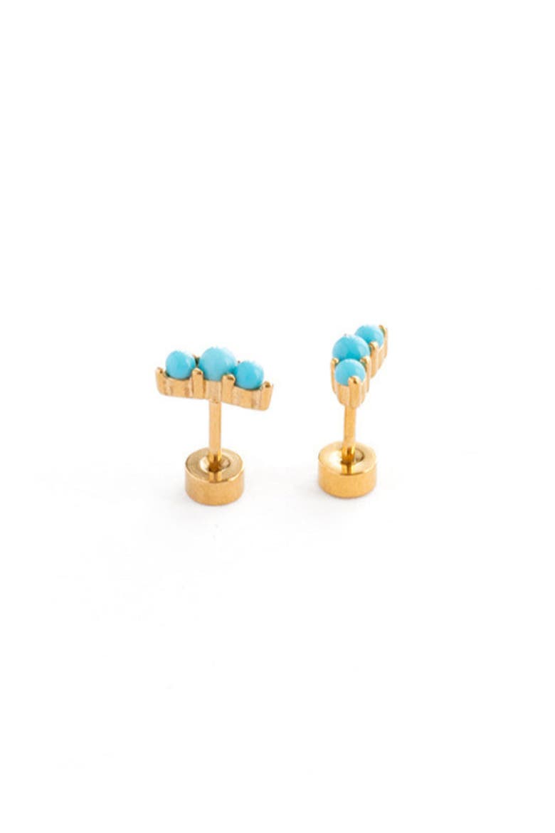 Gem Earring Set, Alternate, color, Multi