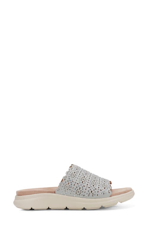Easy Spirit Alora Slide Sandal In Light Blue