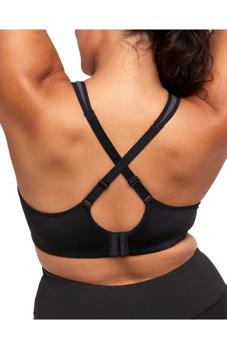 Adore Me Maho High-Impact Sports Bra, Alternate, color, Black