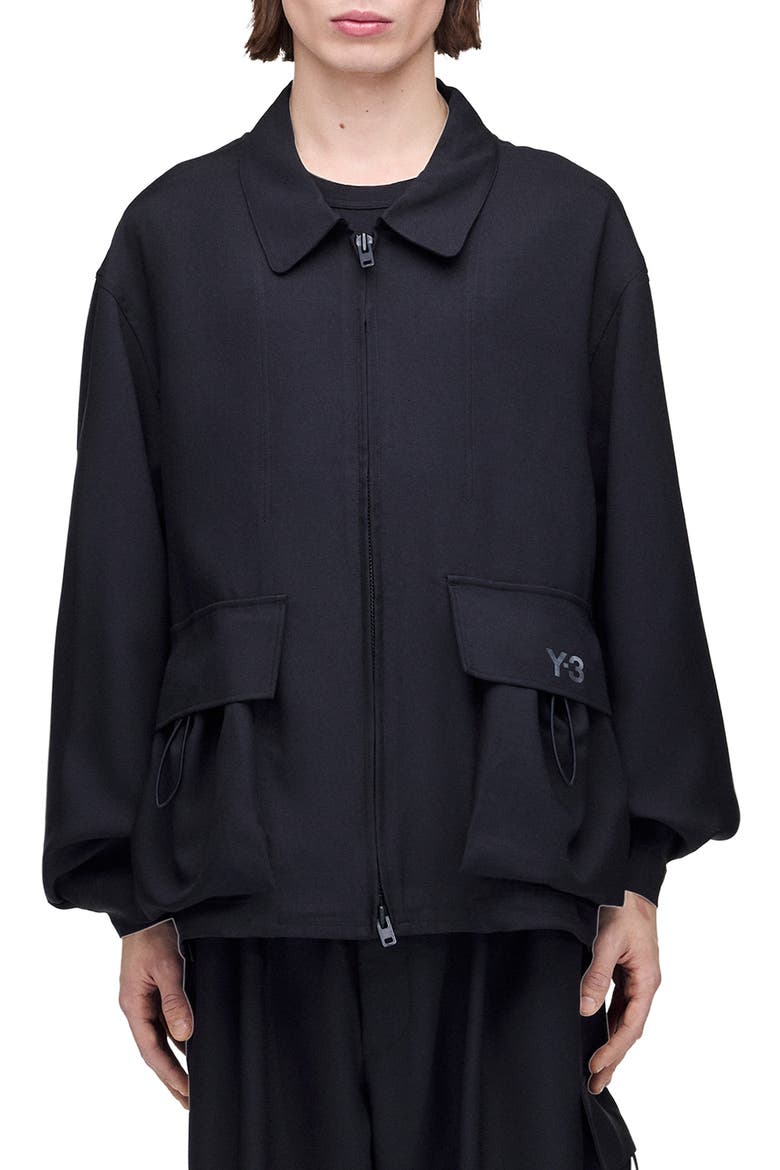 Sport Uniform Blouson, Main, color, BLACK