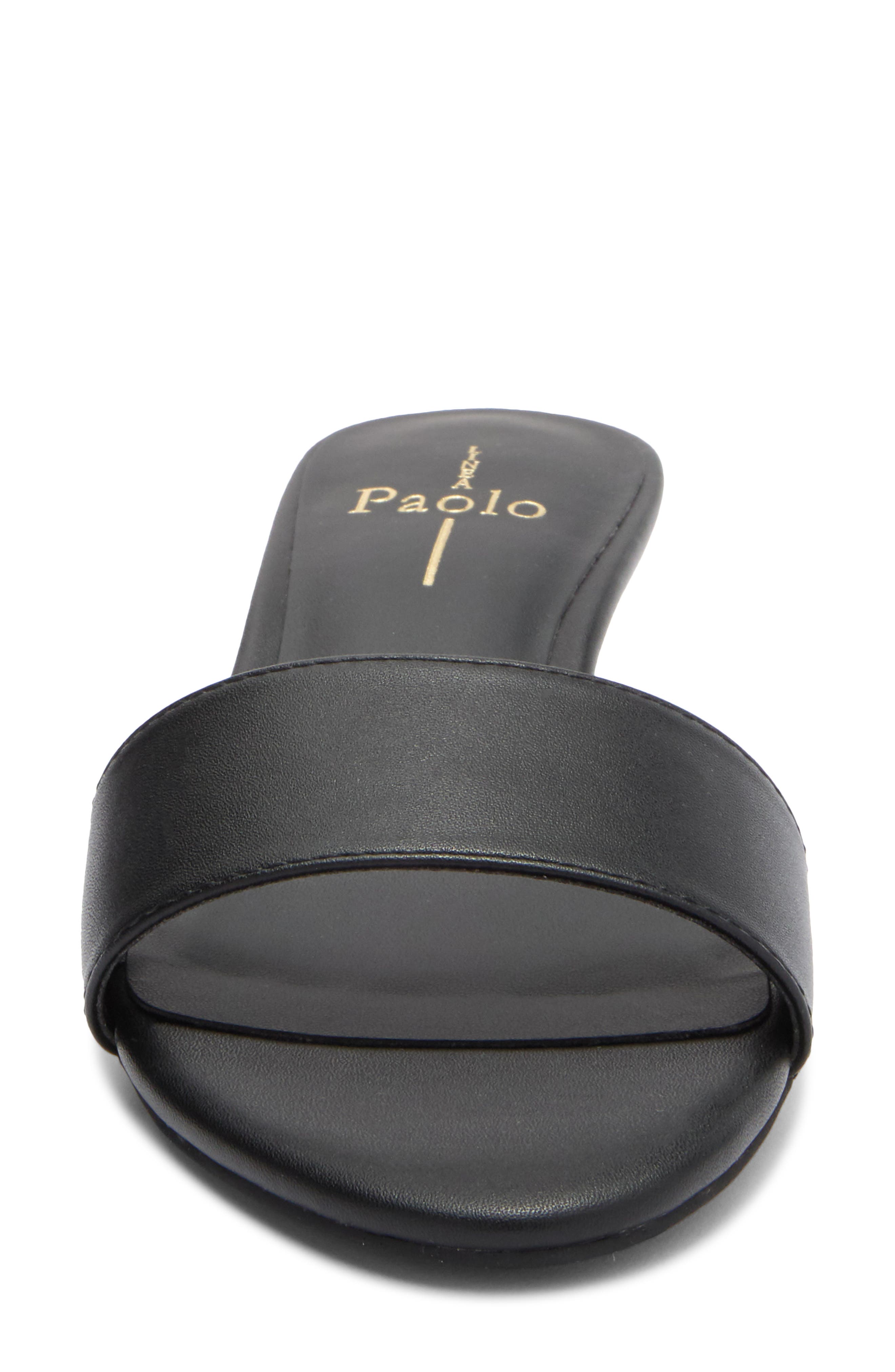 Linea Paolo Ilia Kitten Heel Sandal, Alternate, color, Black