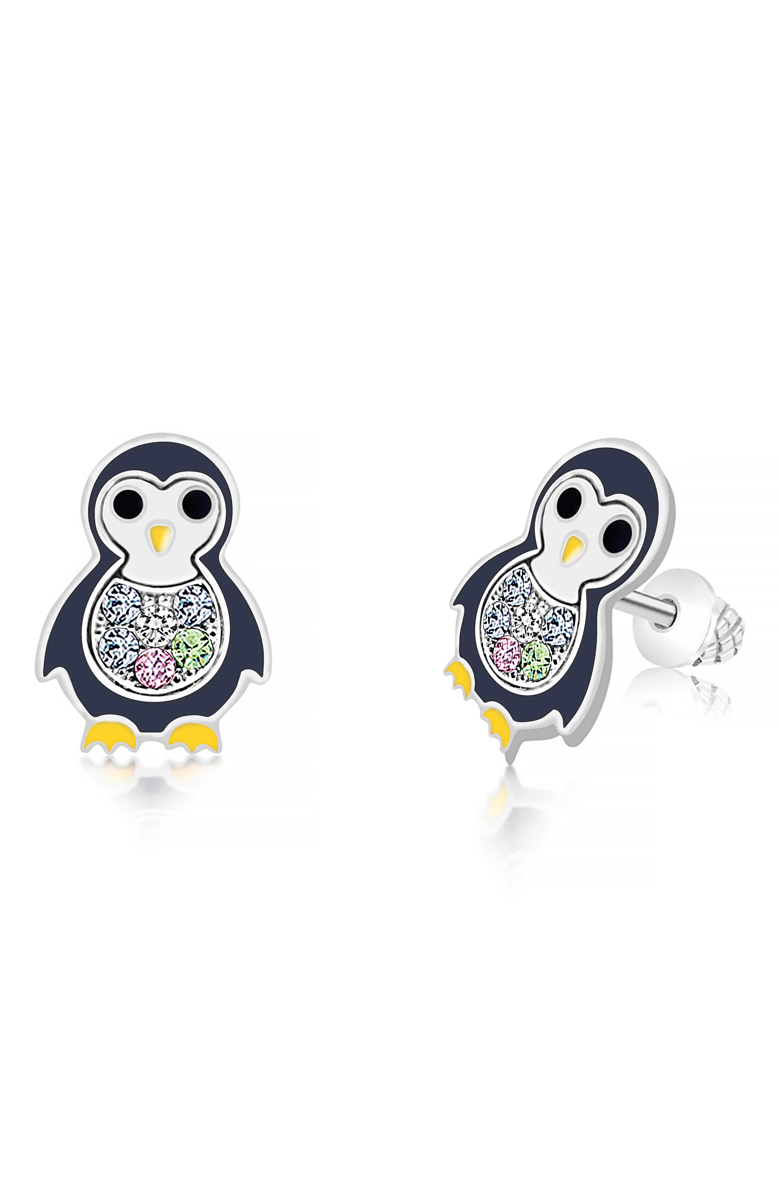 Chanteur Kids' Penguin Stud Earrings