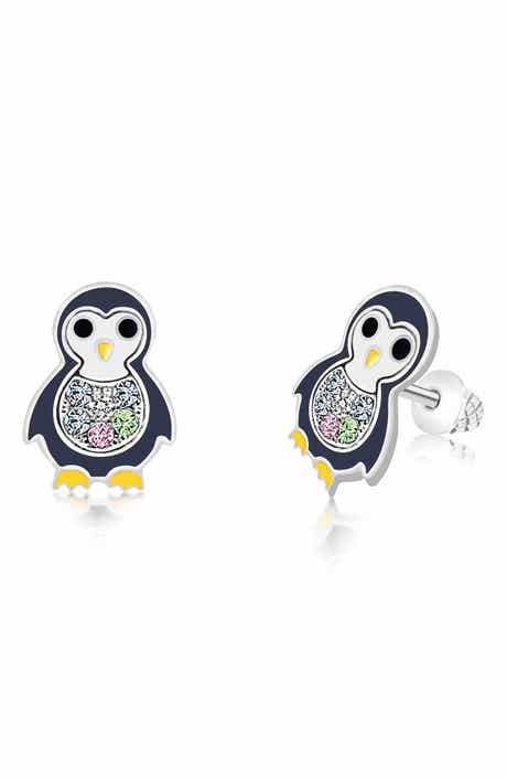 Chanteur Kids' Penguin Stud Earrings