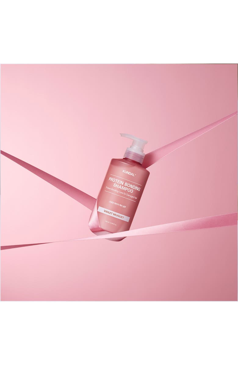 KUNDAL Protein Bonding Care Shampoo Violet Muguet 2 Pack, Alternate, color, Pink