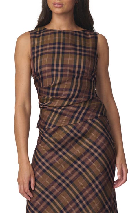 The Meg Ruched Sleeveless Top