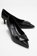 Prologue Shoes Briana Buckle Pointed Toe Pump