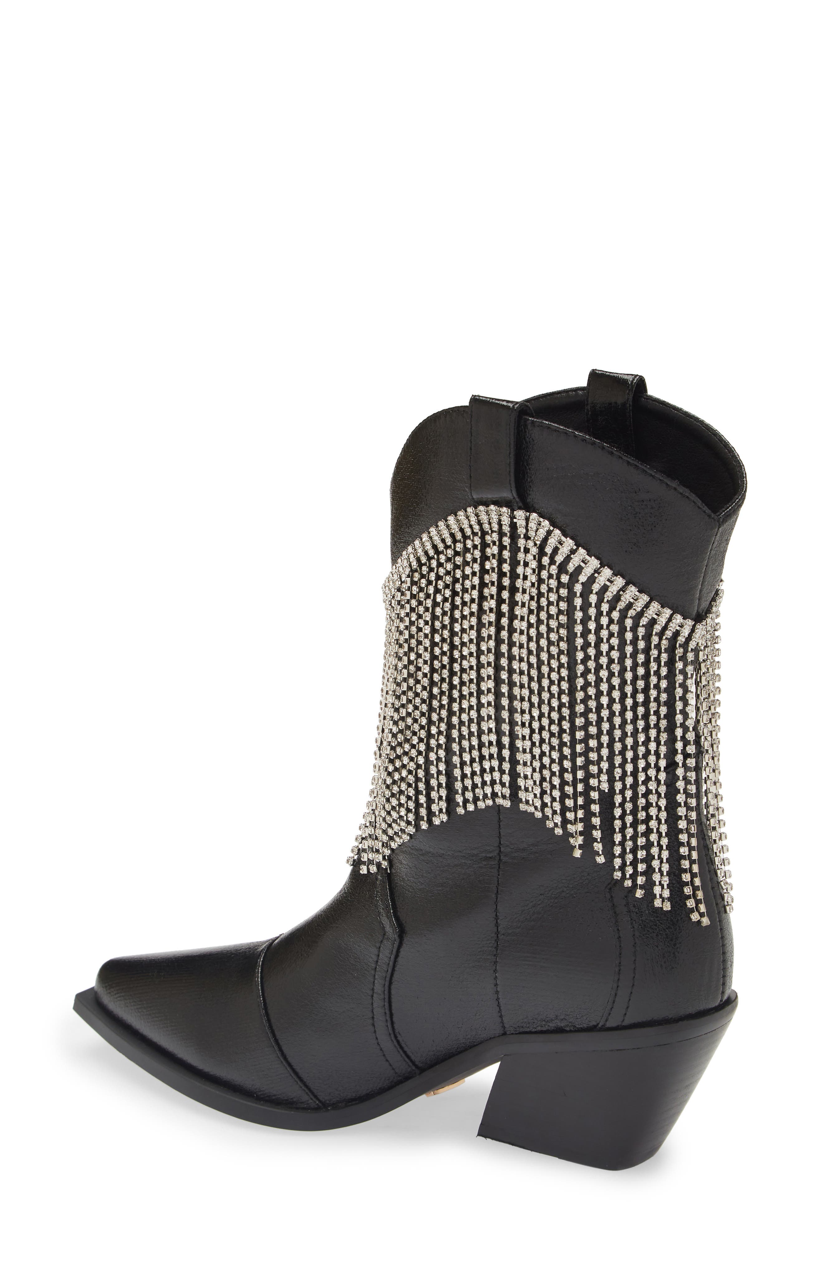 Billini Elton Rhinestone Fringe Western Boot (Women) | Nordstromrack