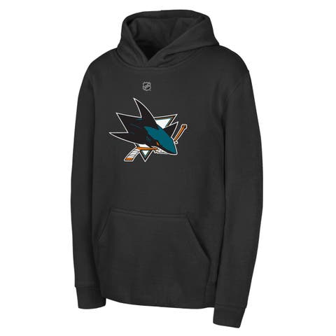 Youth Outerstuff Black San Jose Sharks Primary Logo Pullover Hoodie