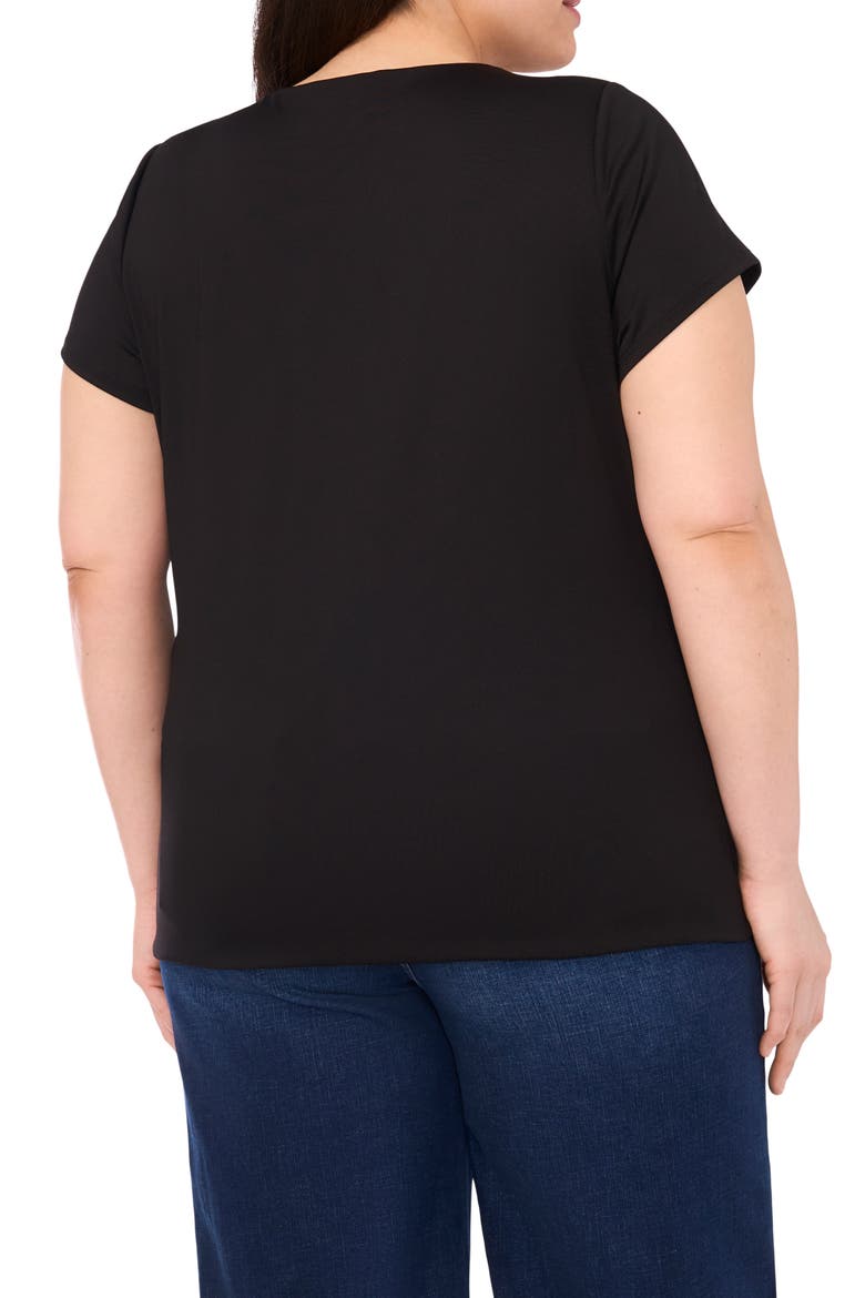 Rhinestone Compression T-Shirt, Alternate, color, RICH BLACK