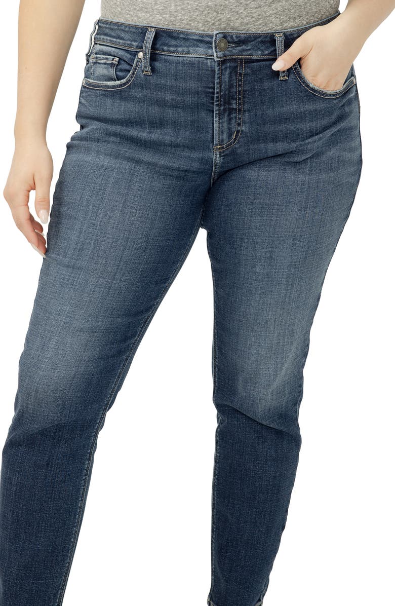 Silver Jeans Co. Suki Skinny Jeans, Alternate, color, Orion