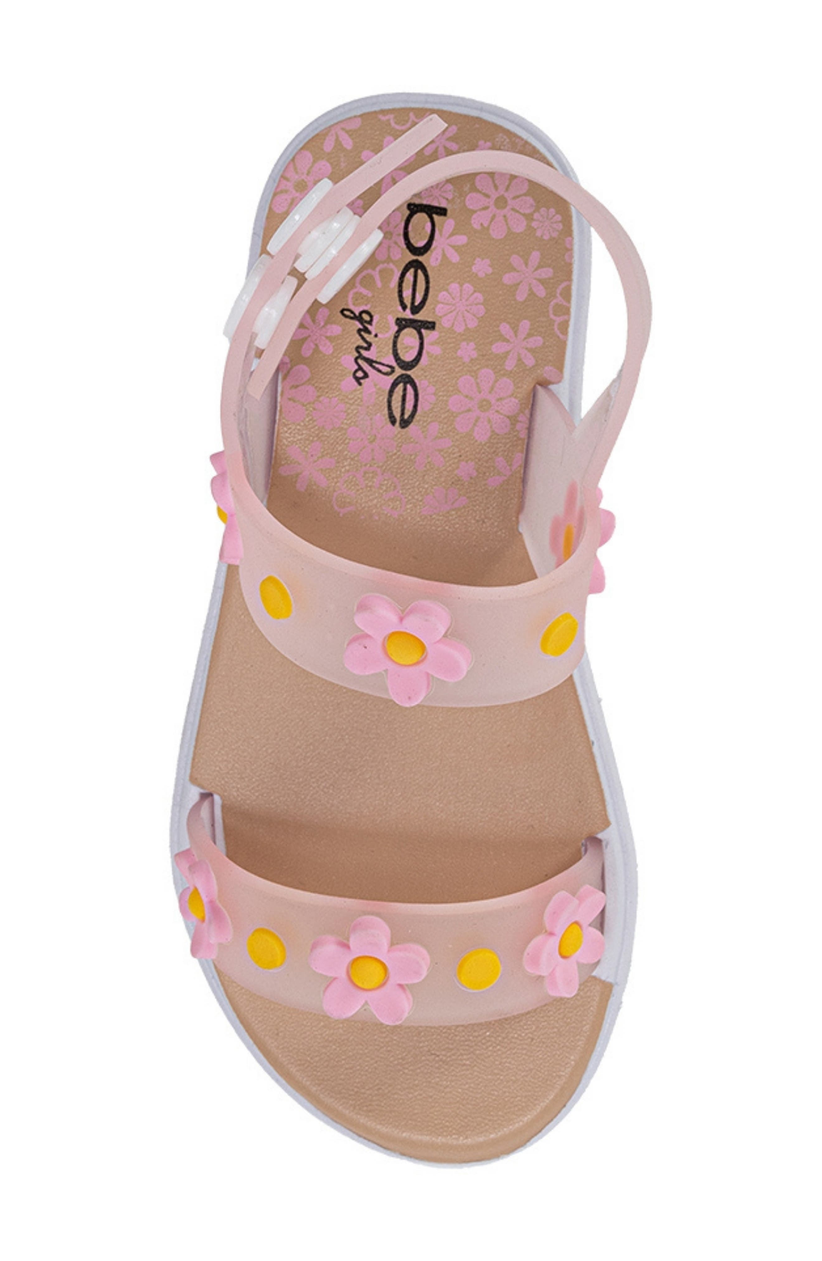Zella 3D Flower Sandal, Alternate, color, PINK
