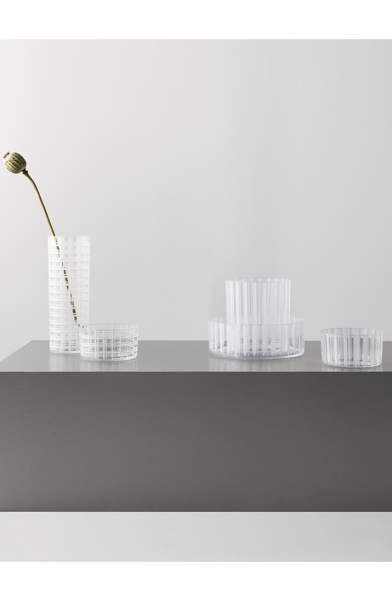 Orrefors Large Cut in Number Checker Vase, Alternate, color, 